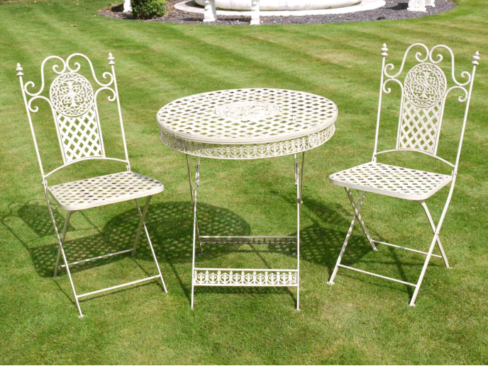 White Patio Set