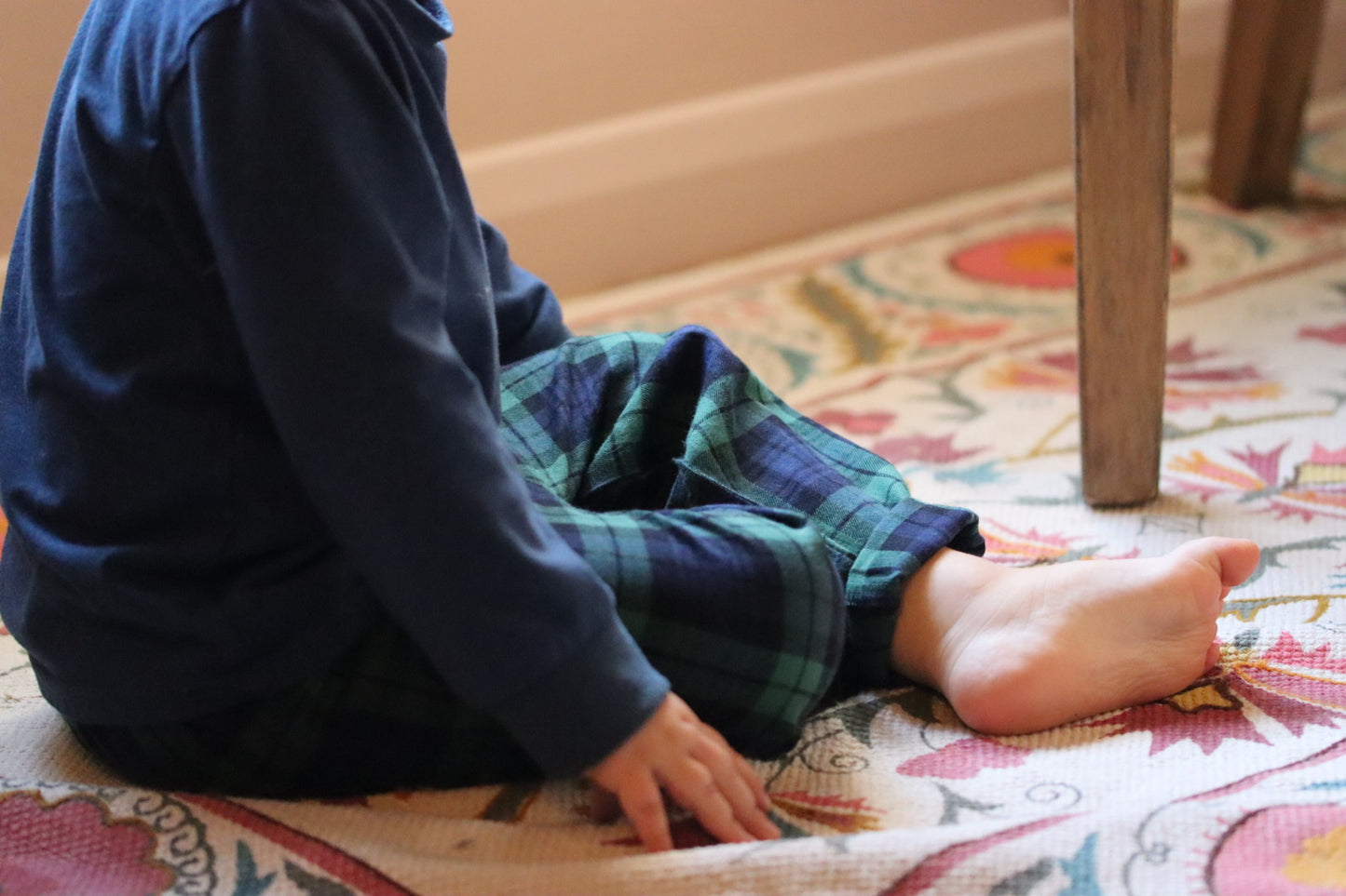 Green Tartan Pyjama Bottoms