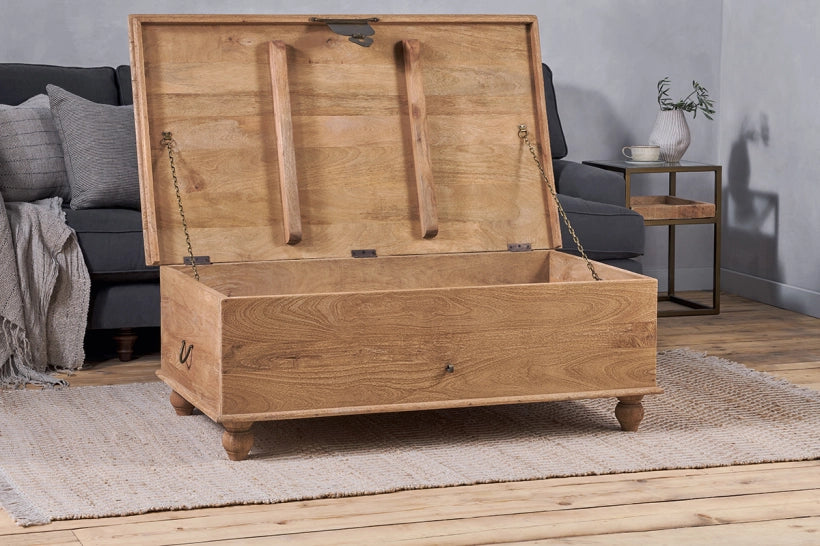 Vidur Mango Wood Chest Coffee Table