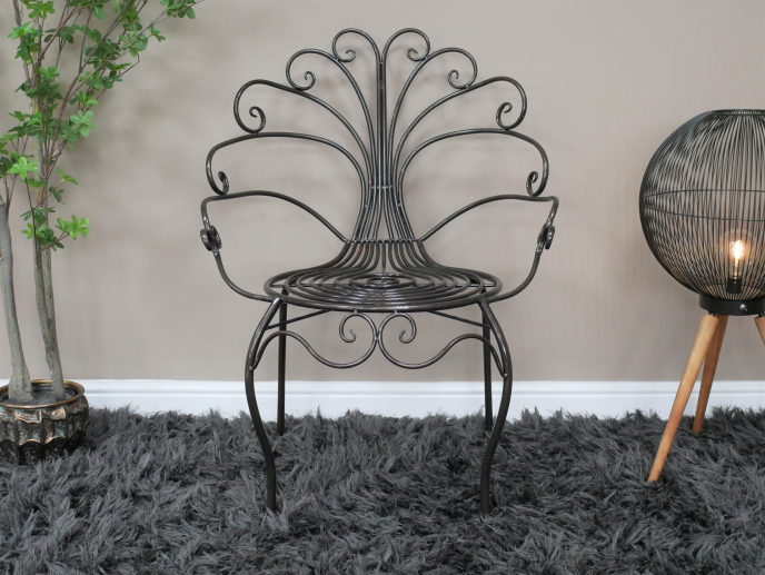 Curly Metal Garden Chair