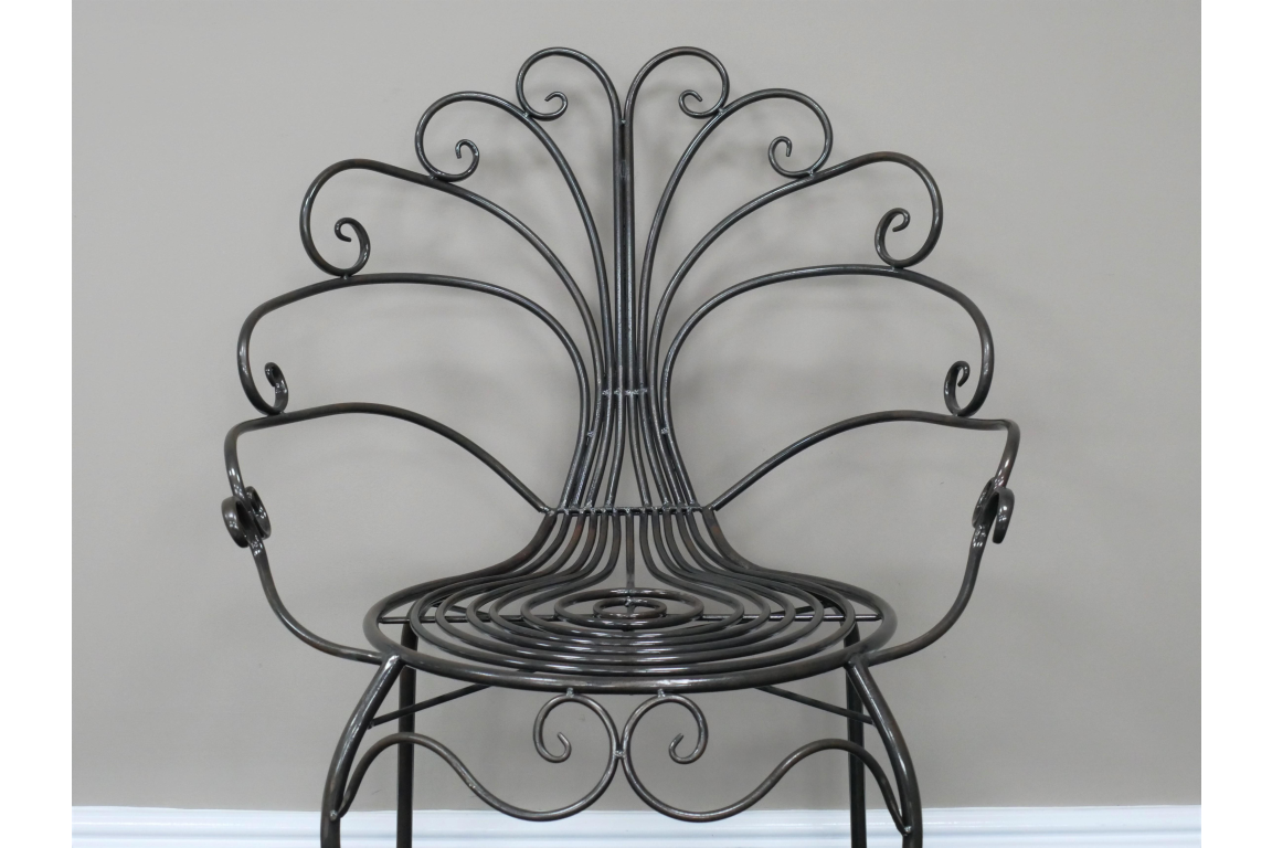 Curly Metal Garden Chair