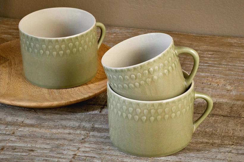 Sage Droplet Mug