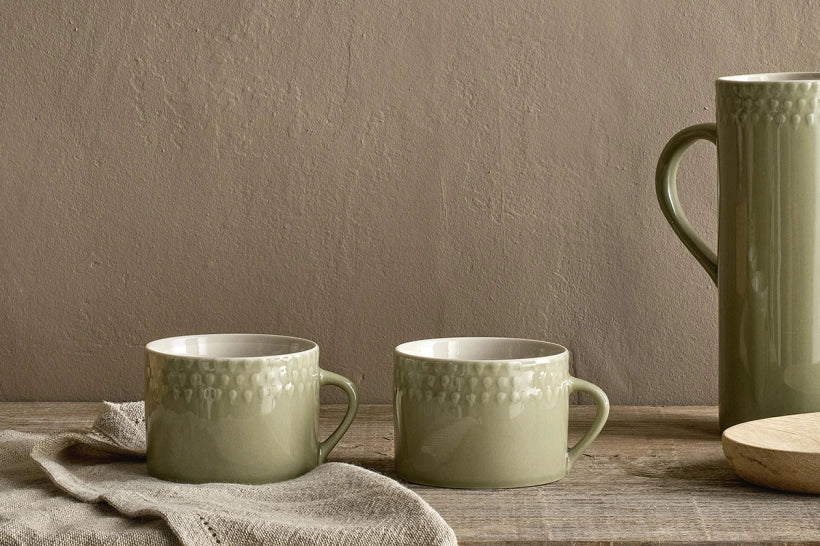 Sage Droplet Mug