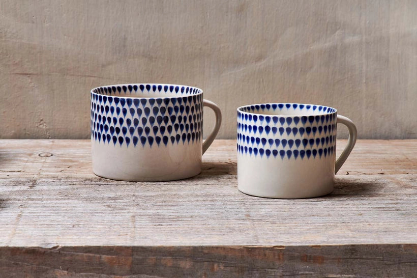 Indigo Drop Mug - 2 sizes
