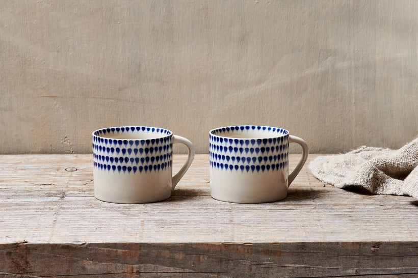 Indigo Drop Mug - 2 sizes