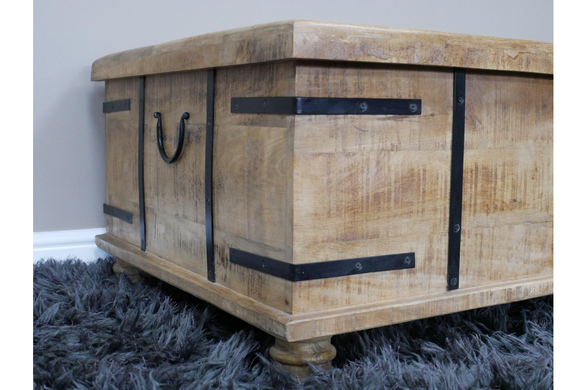 Mango Wood Trunk Coffee Table