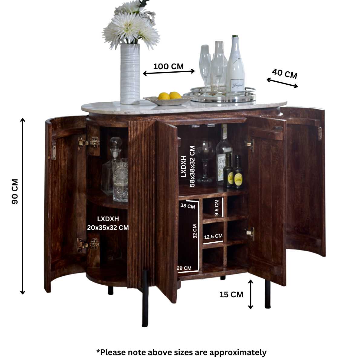 Oslo Drinks Cabinet and Bar