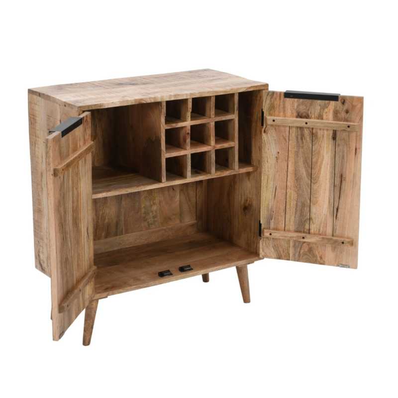 Solid Mango Wood Drinks Cabinet