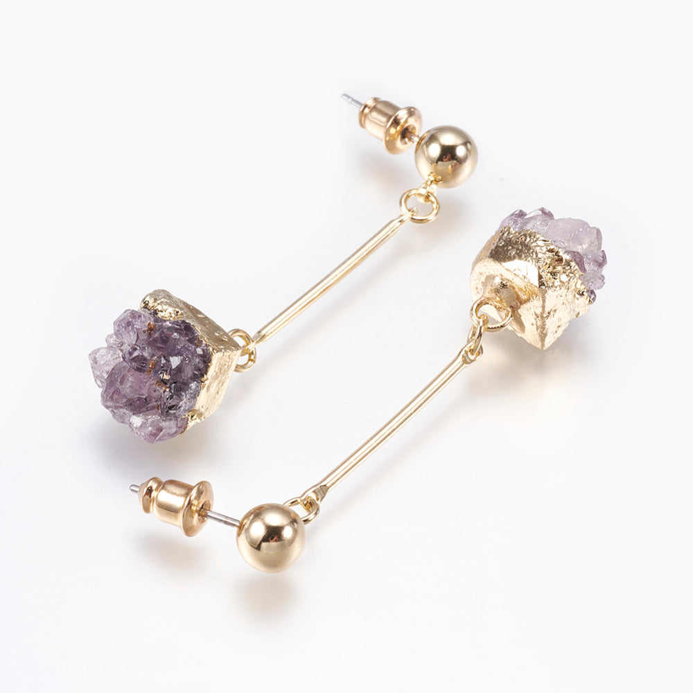 Amethyst Dangle Earrings
