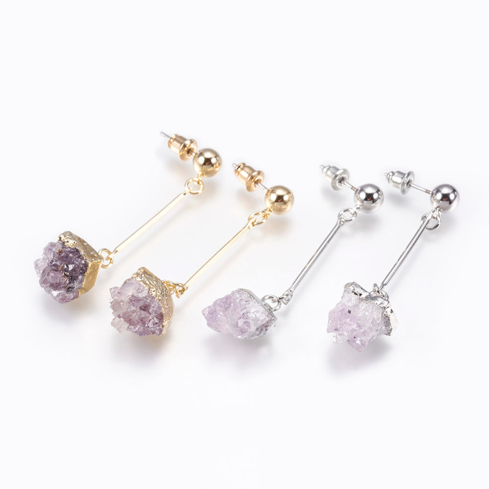 Amethyst Dangle Earrings