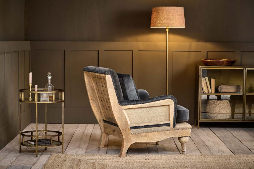 Abe Velvet Armchair