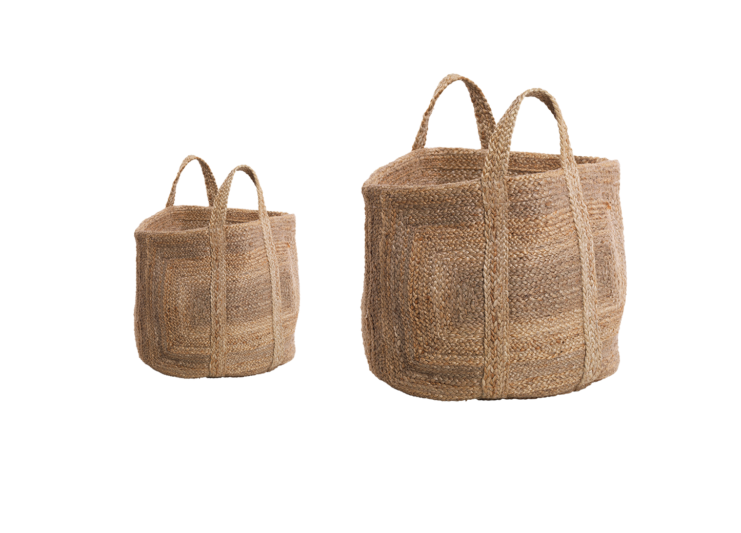 Braided Hemp Storage Basket Bag