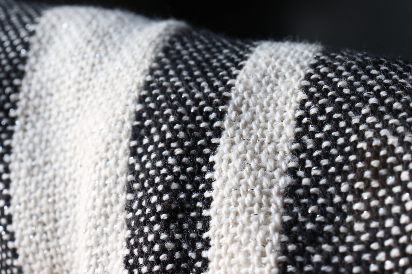 Crofton Black and White Throw