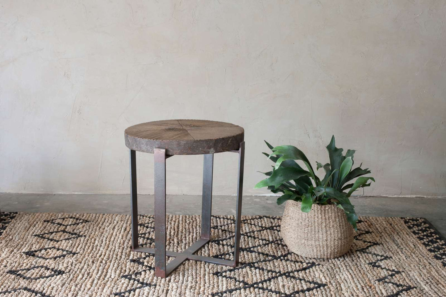 Reclaimed Wooden Side Table