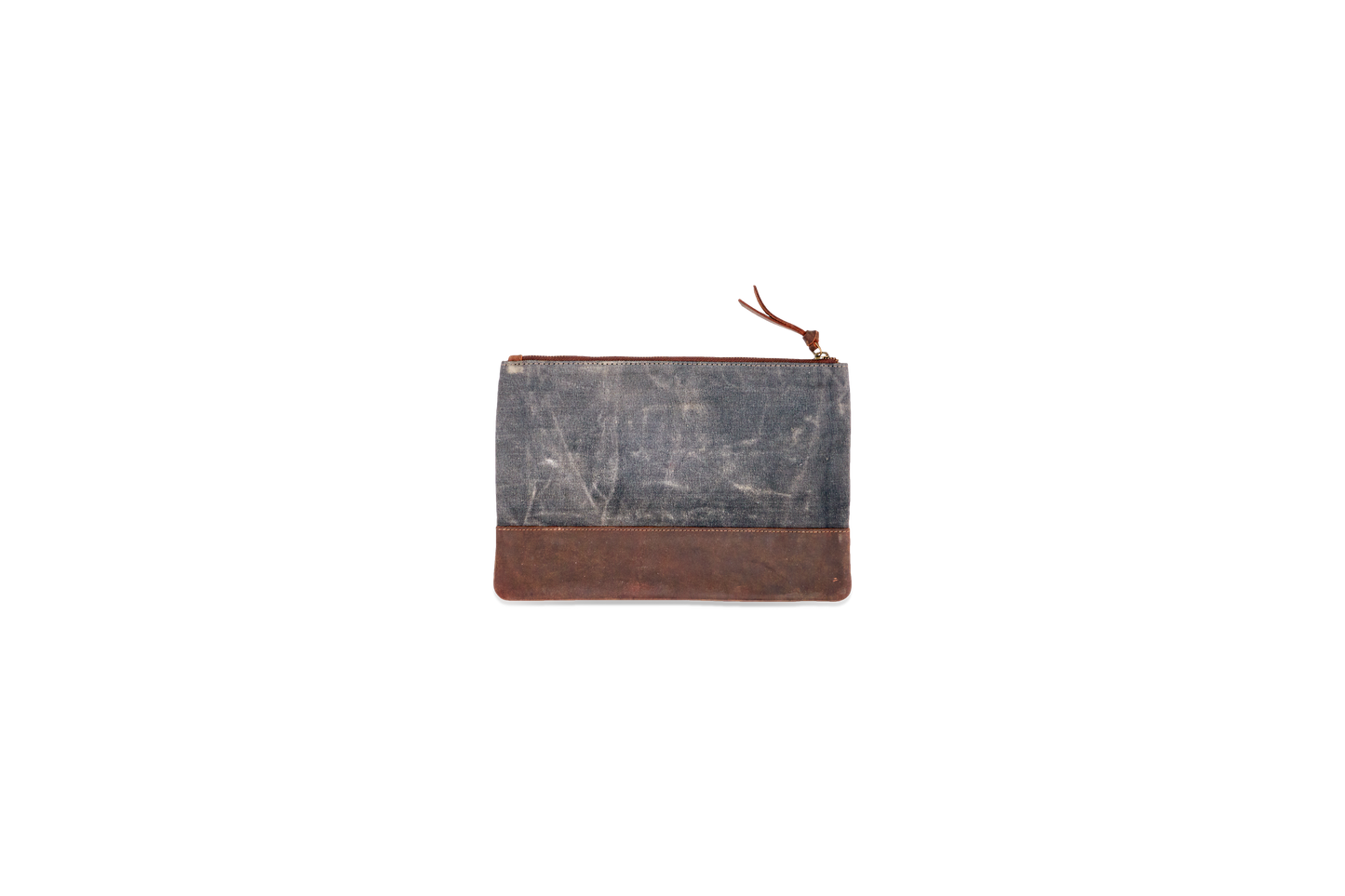Dara Rectangular Pouch - Distressed Blue/Grey