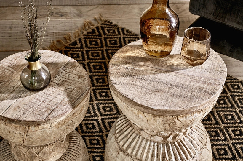 Kashba Reclaimed Side Table/Stool