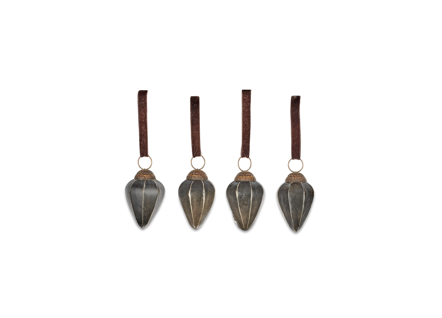 Khutu Baubles - Oiled Antique - Small. Set of 4