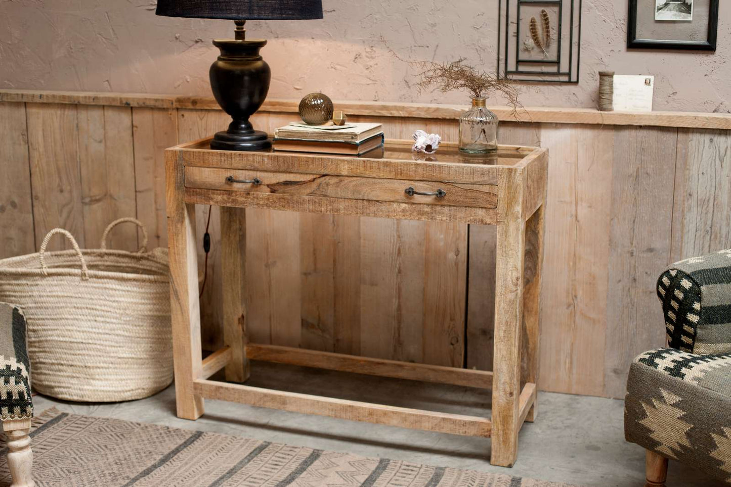Tansa Printer Drawer Console Table