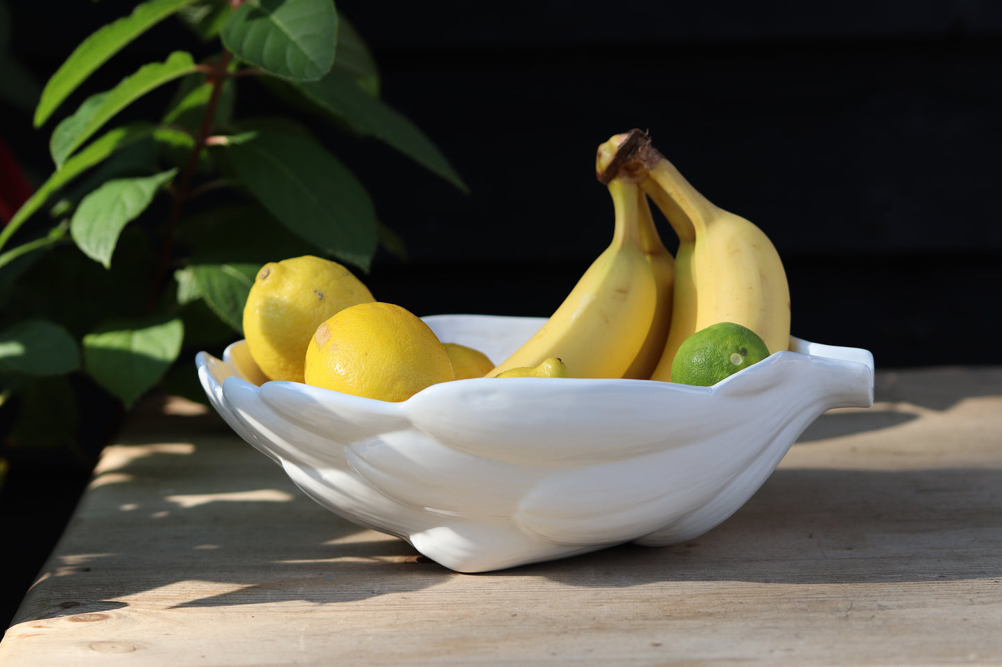 White Artichoke Fruit Bowl