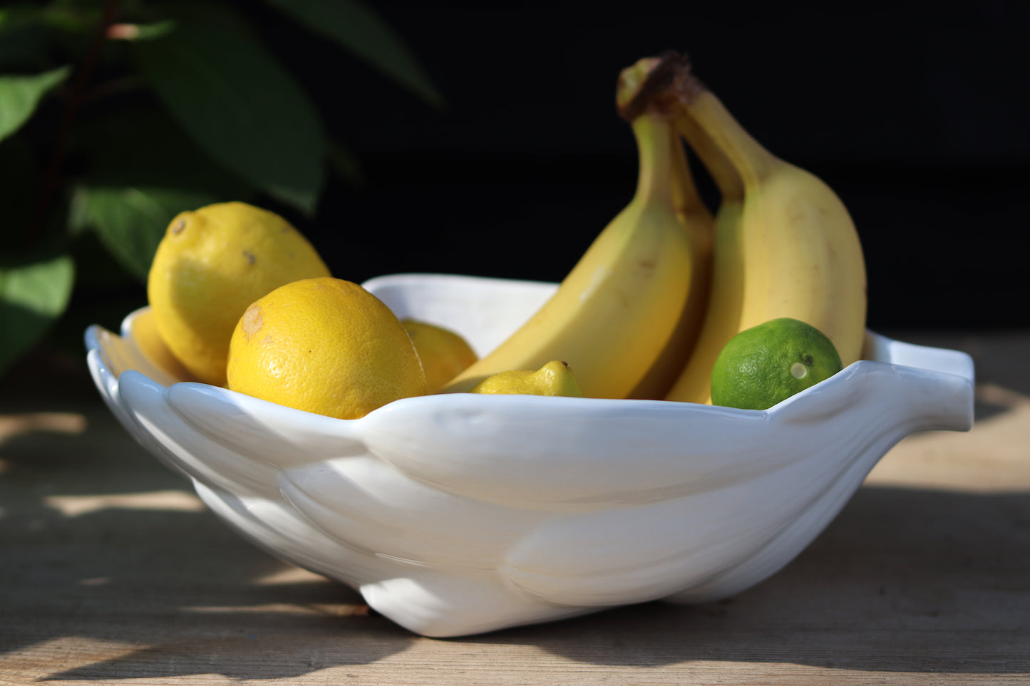 White Artichoke Fruit Bowl