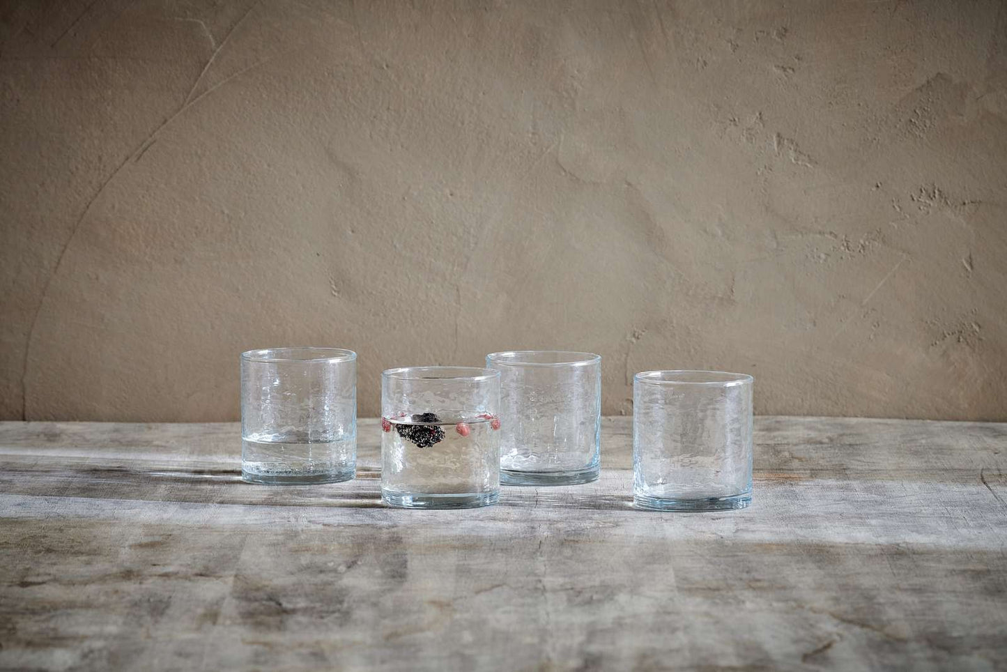 Yala Hammered Glass Tumbler