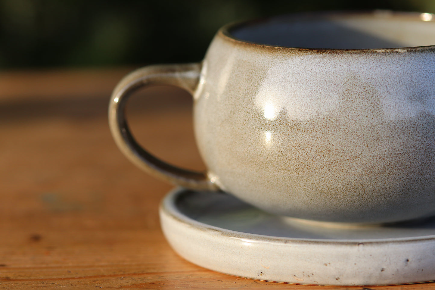 Amera Cup & Saucer - Grey