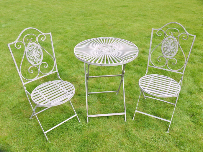 Antique-Grey Patio Set