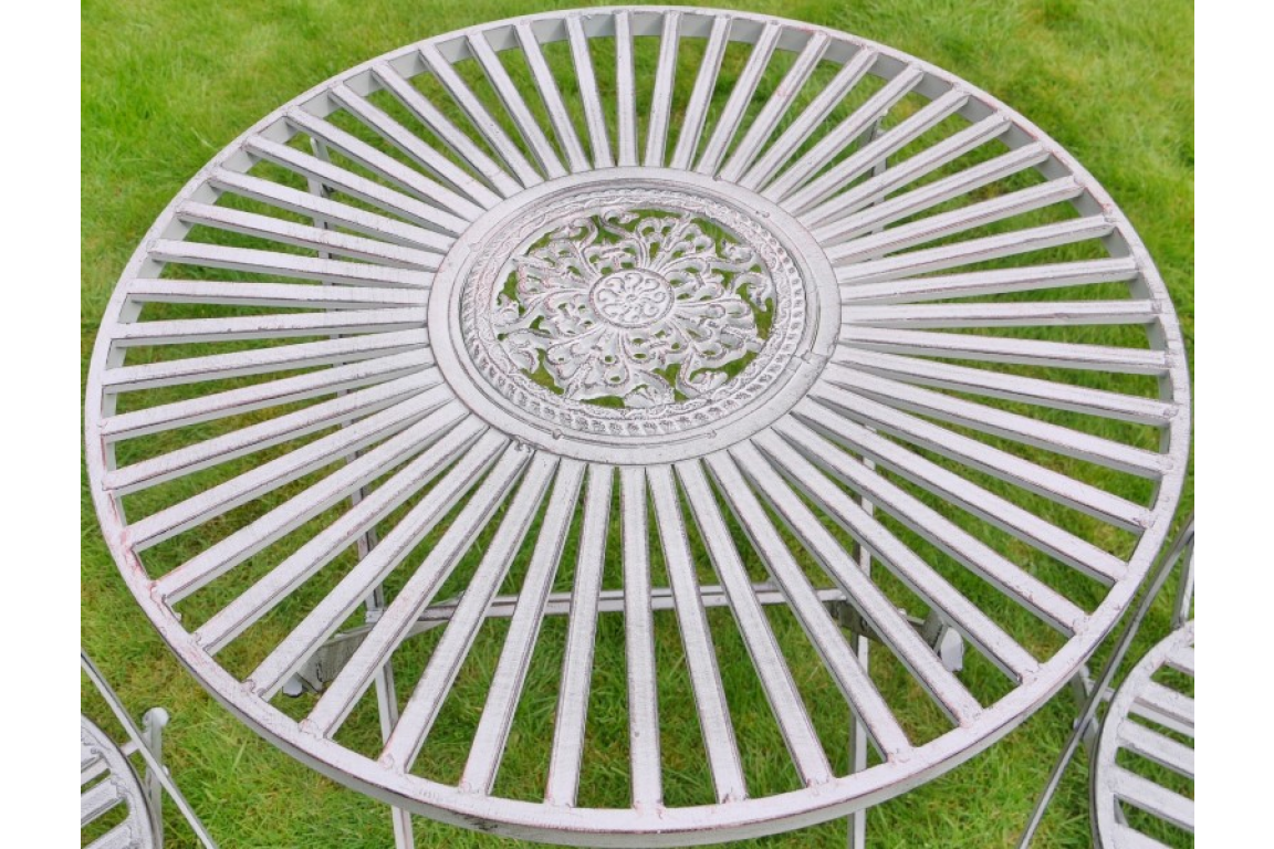 Antique-Grey Patio Set