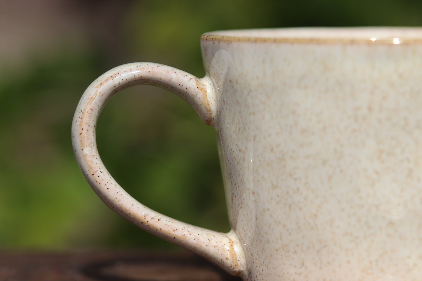 Beige Speckled Mug