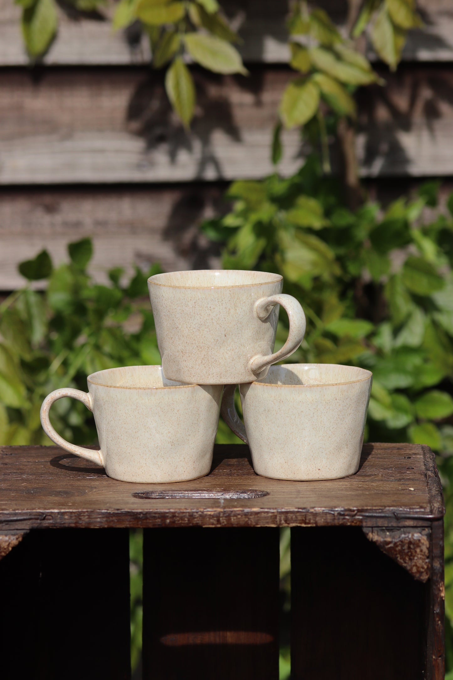 Beige Speckled Mug