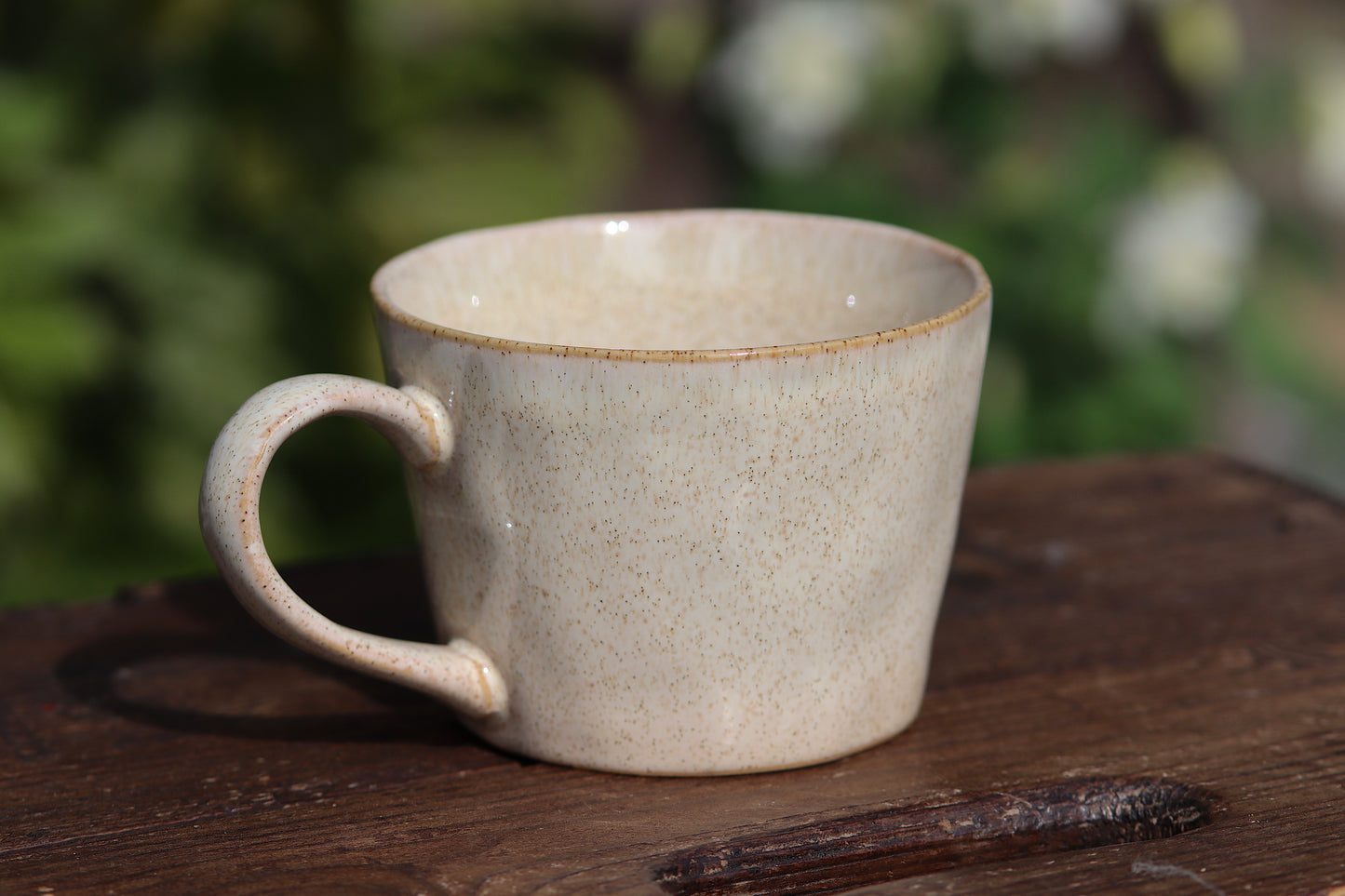 Beige Speckled Mug