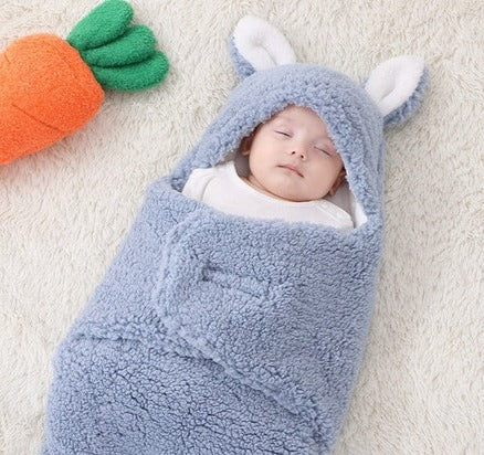 Winter Swaddle Wrap Sleeping Bag - Blue