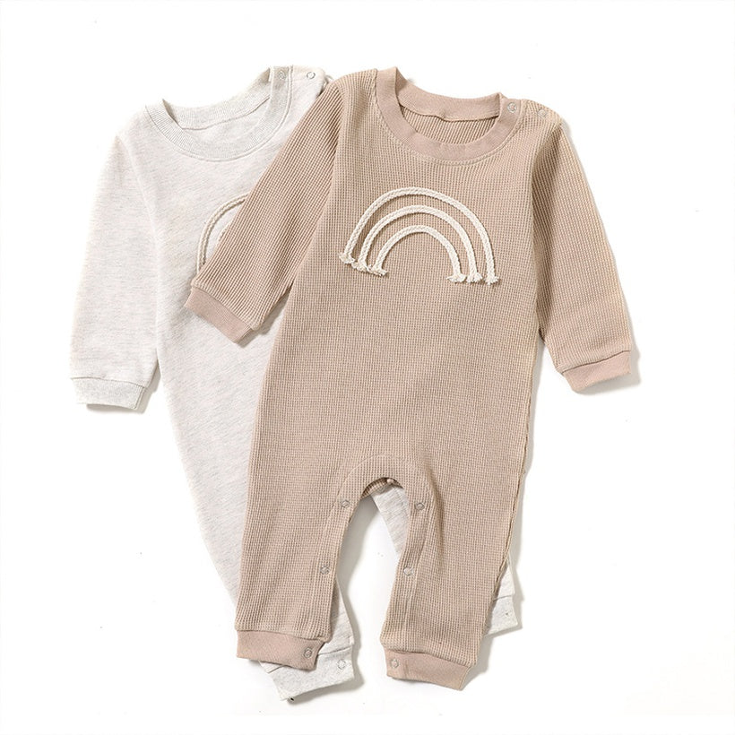 Waffled Rainbow Babygrow