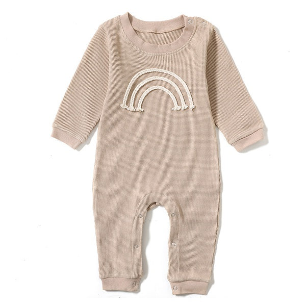 Waffled Rainbow Babygrow