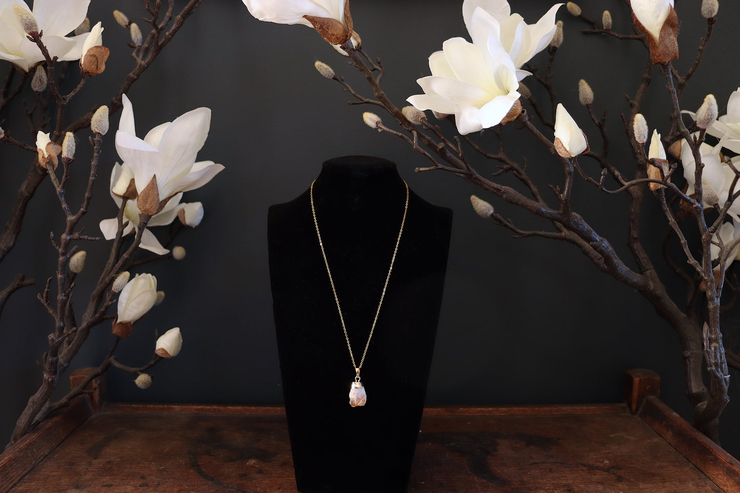 Raw Citrine Necklace