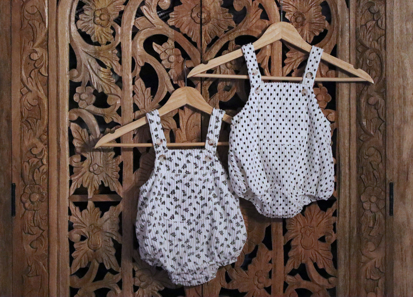 Cord Dungaree Romper