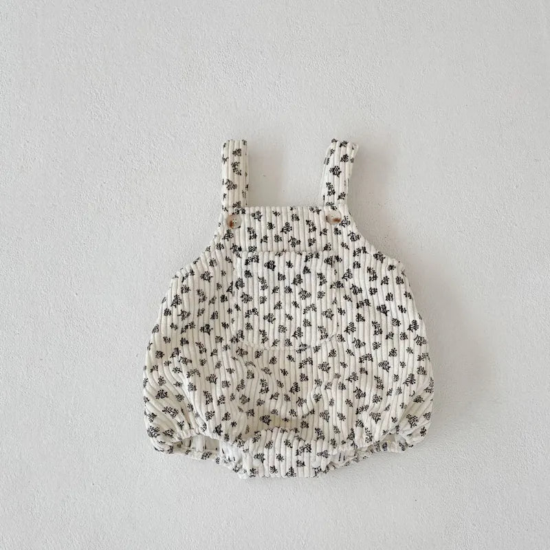 Cord Dungaree Romper