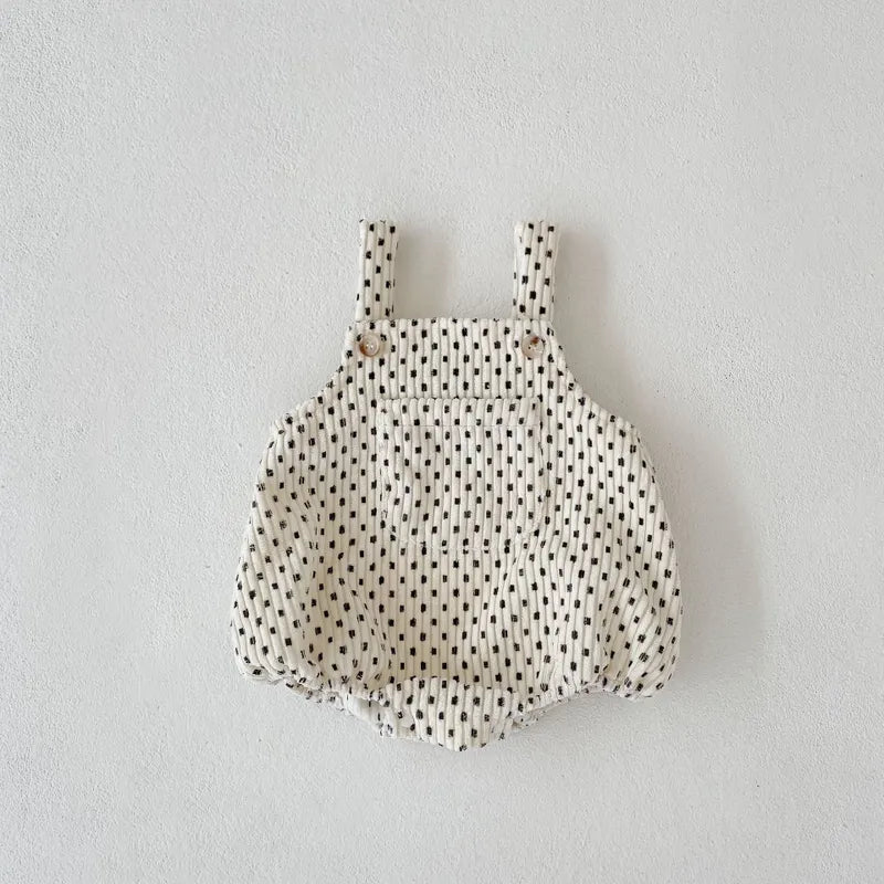 Cord Dungaree Romper