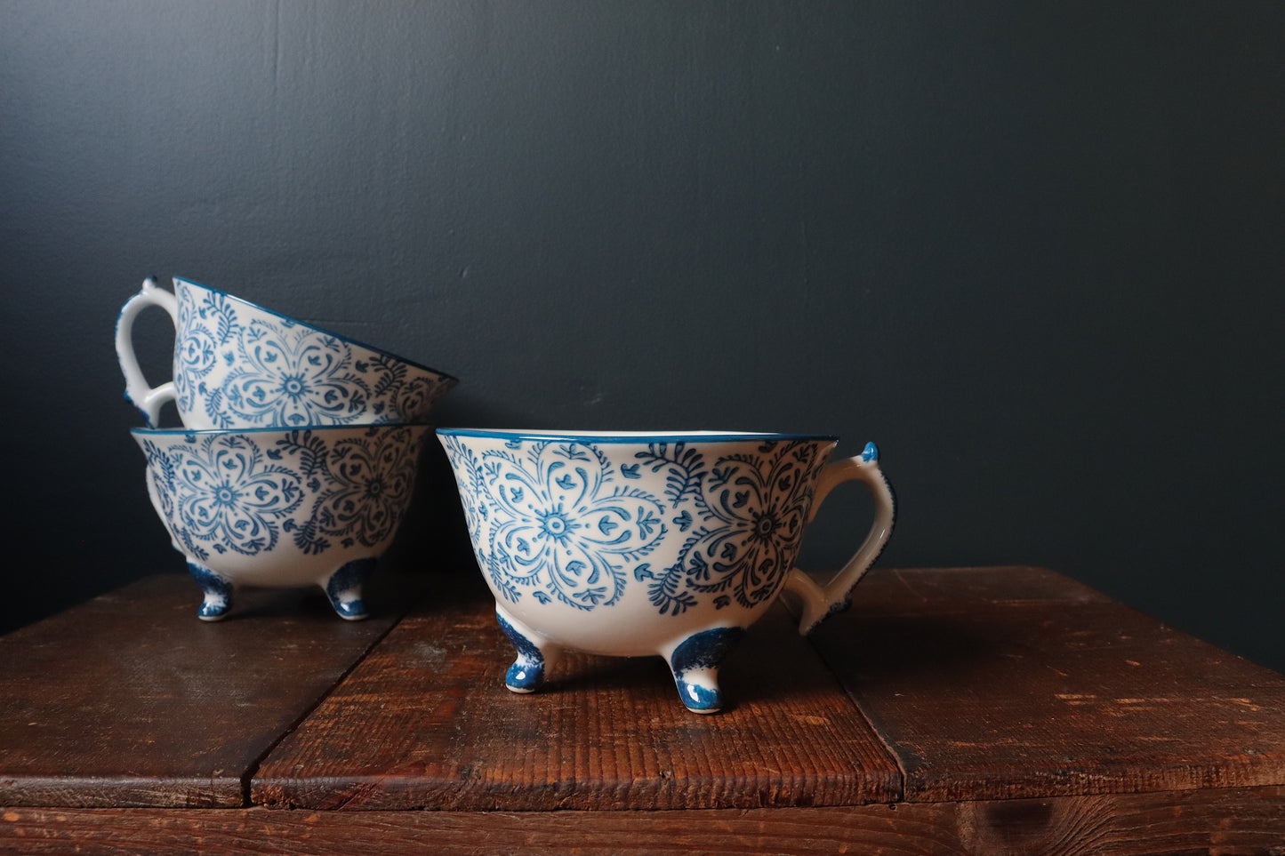 Blue Patterned Cup