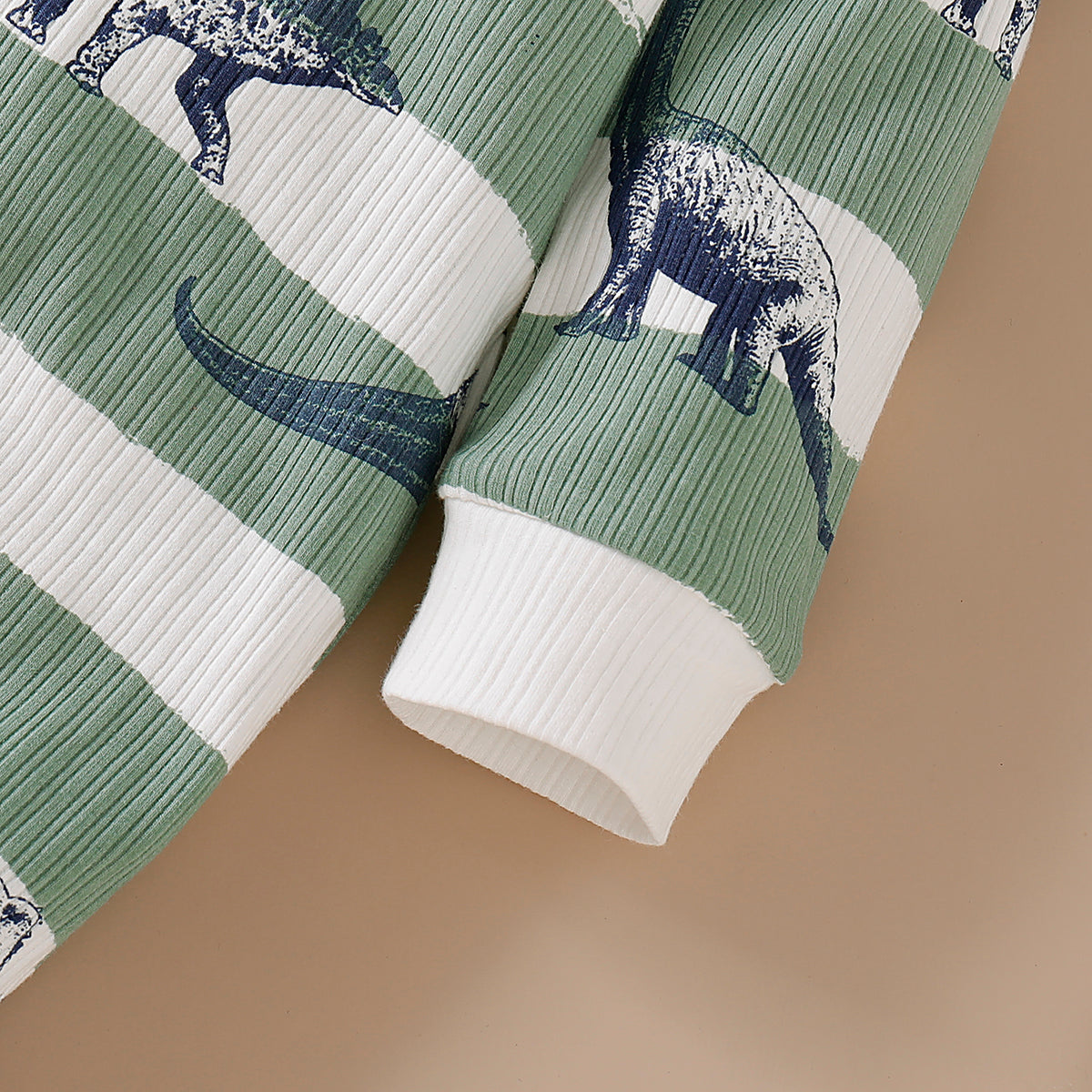 Ribbed Dino Babygrow