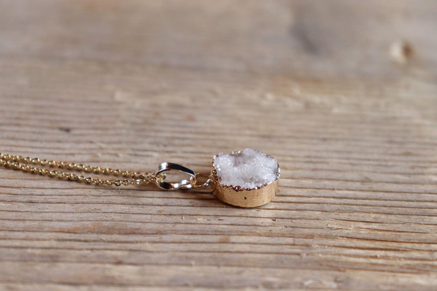 Small Druzy Necklace