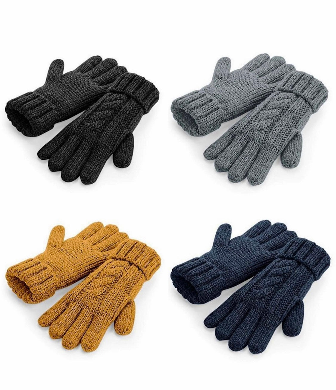 Chunky-Knit Gloves