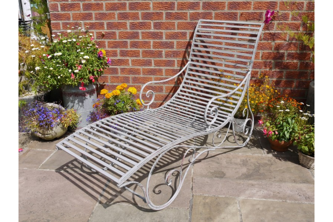 Metal Garden Lounger