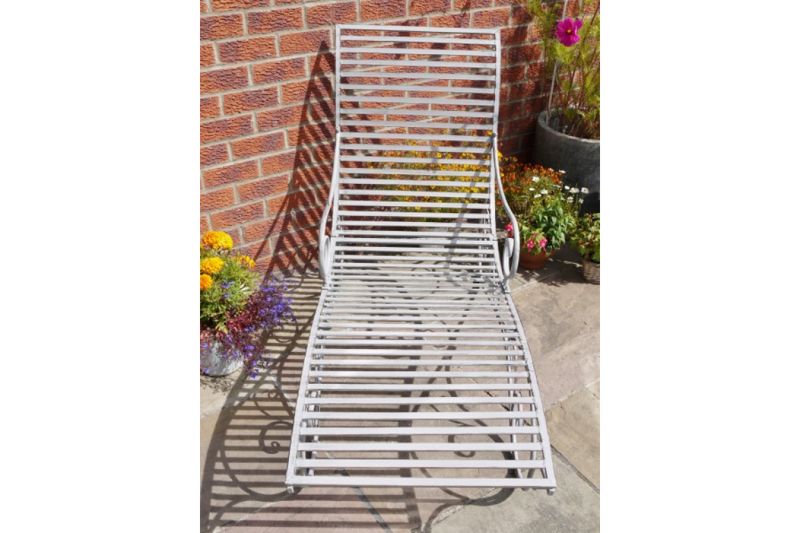 Metal Garden Lounger