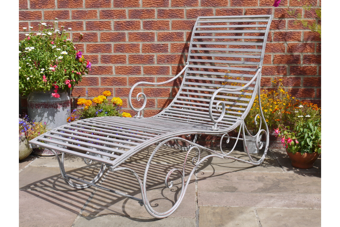 Metal Garden Lounger