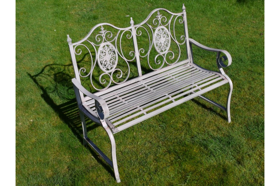 Antique-Grey Bench