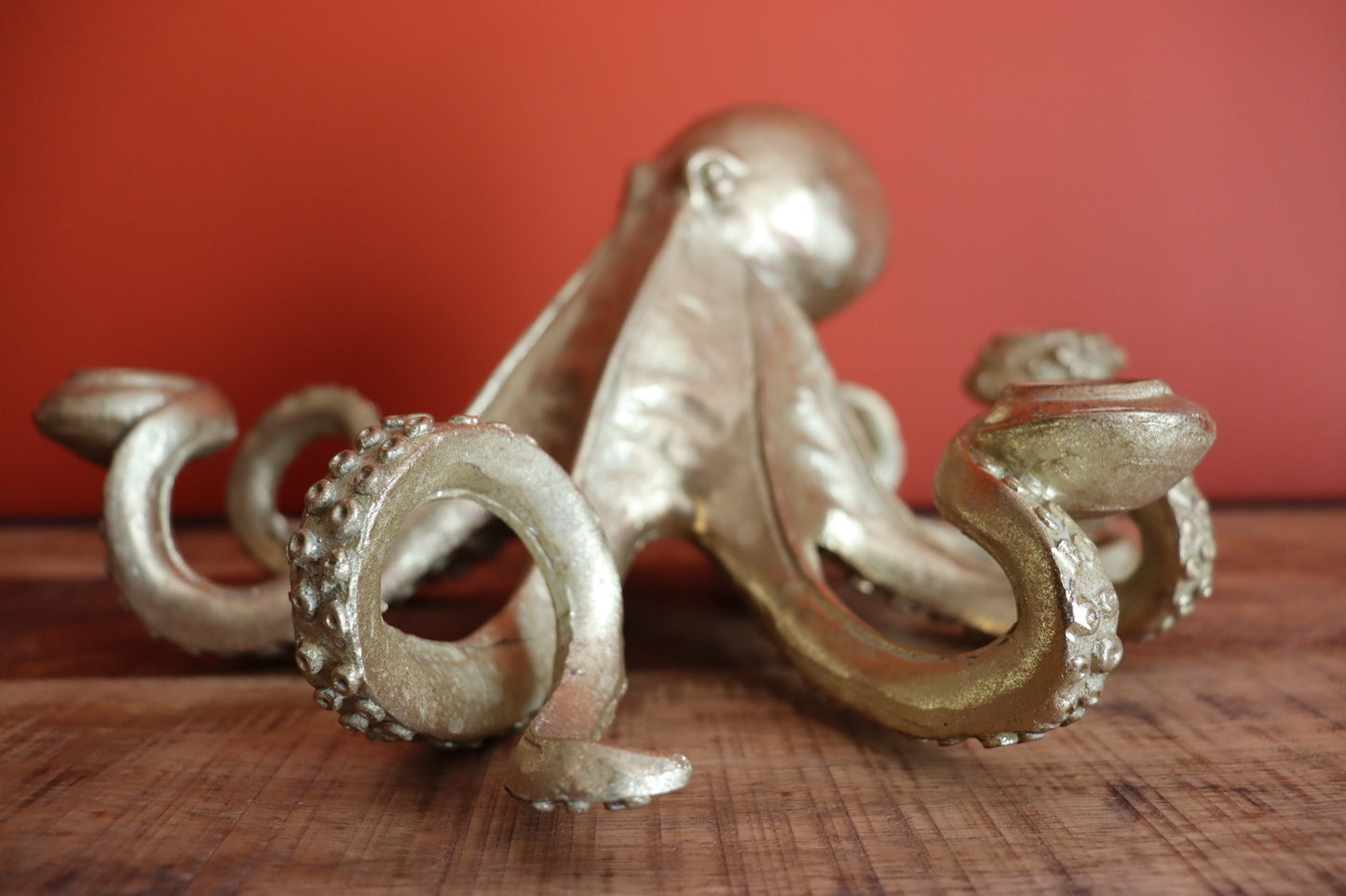 Gold Octopus Candle Stick