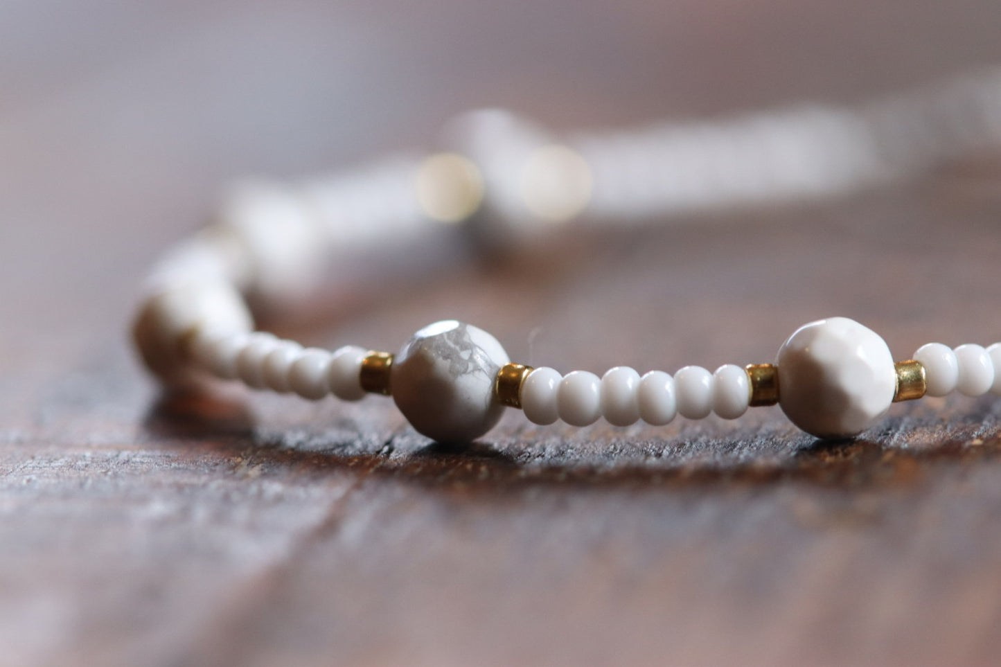 Natural Howlite Bracelet