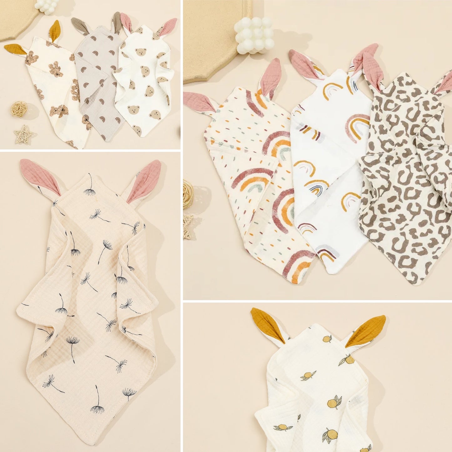 Muslin Comforter With Ears