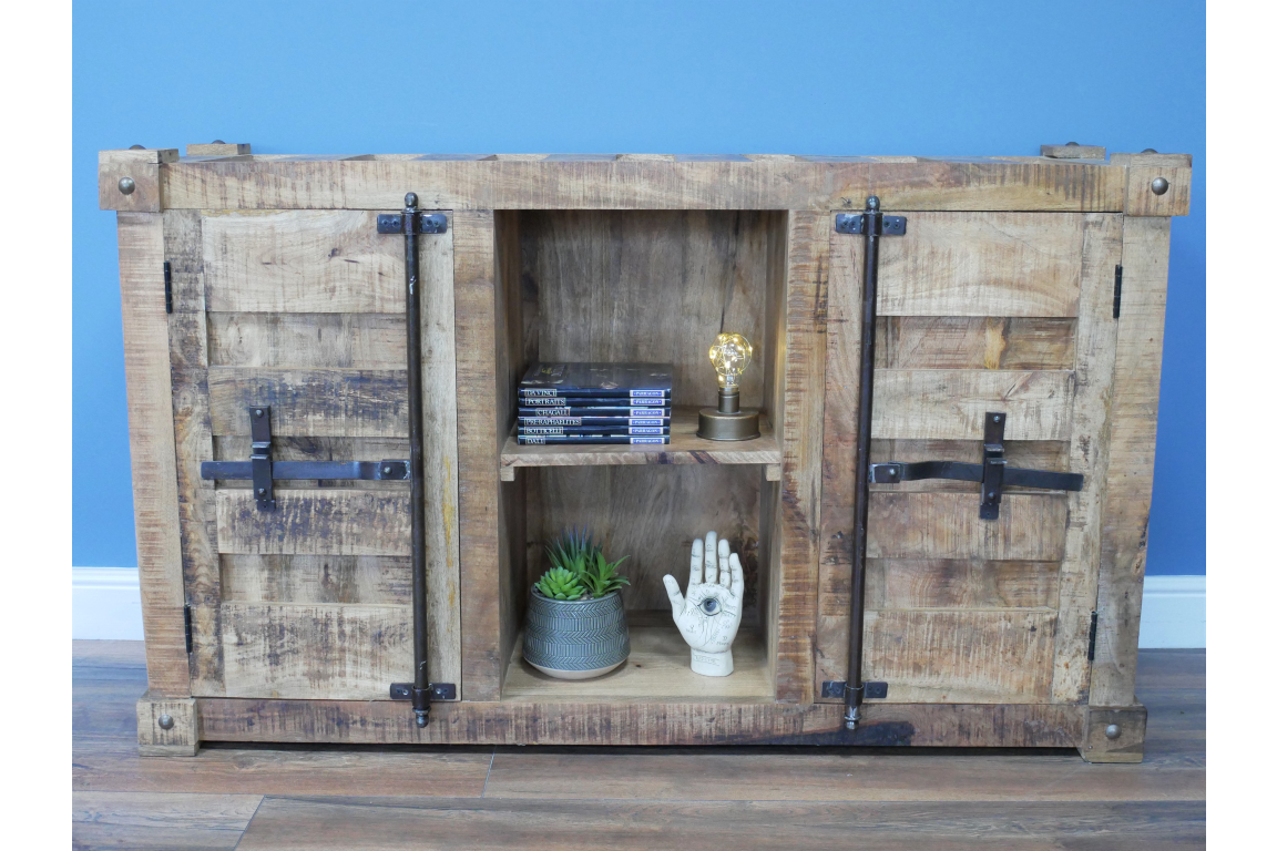 Rustic Mango Wood Sideboard
